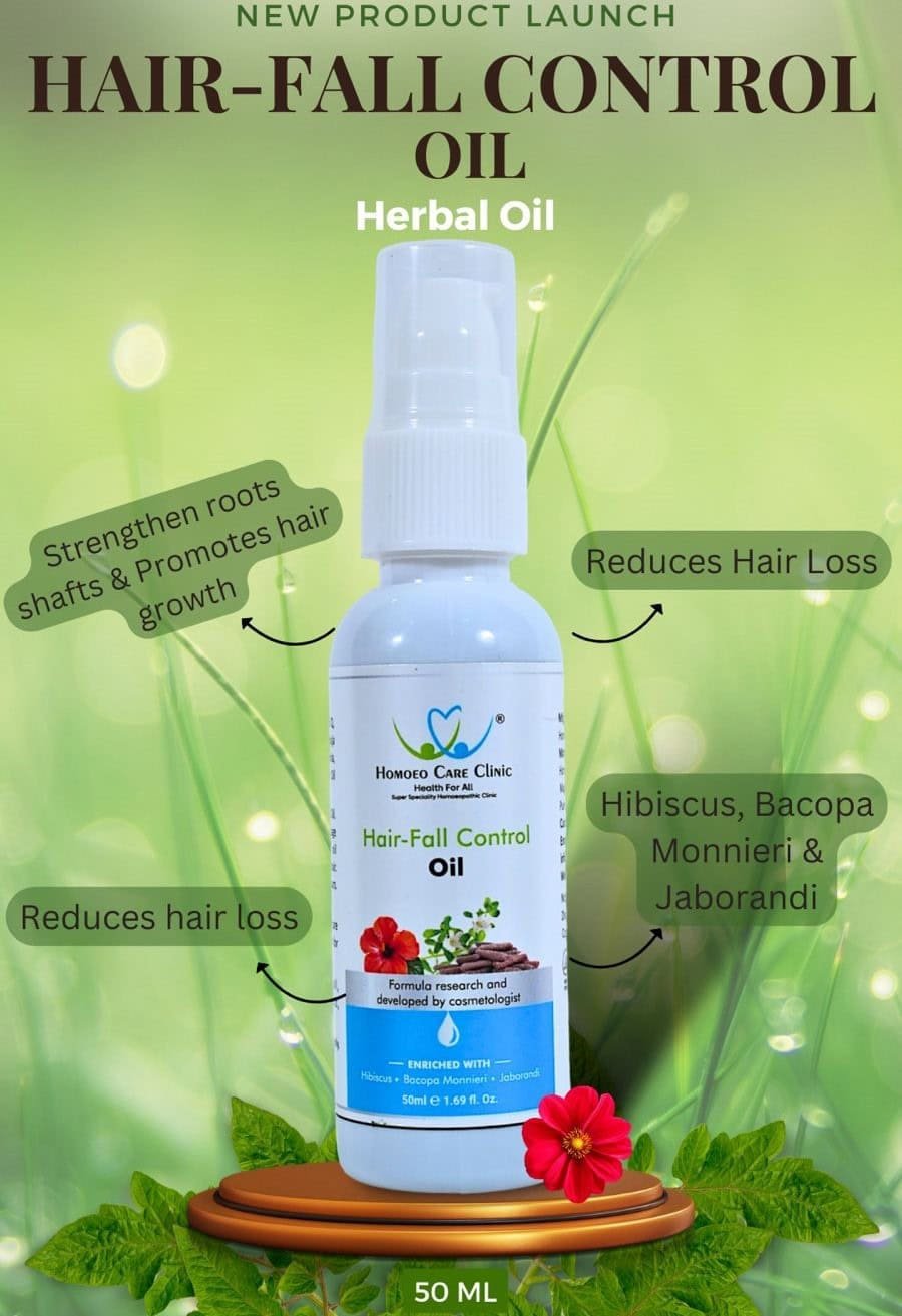 Homeo Care Clinic Hair Fall Control Oil – 50ml