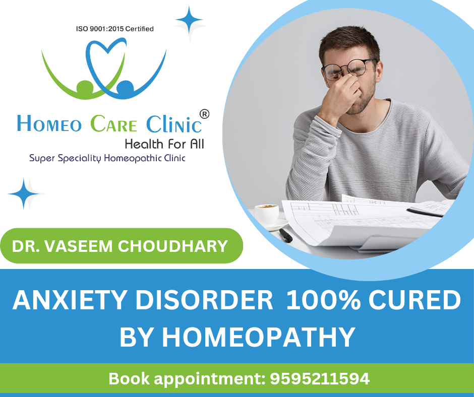 Homeopathy treatment for anxiety disorder relief