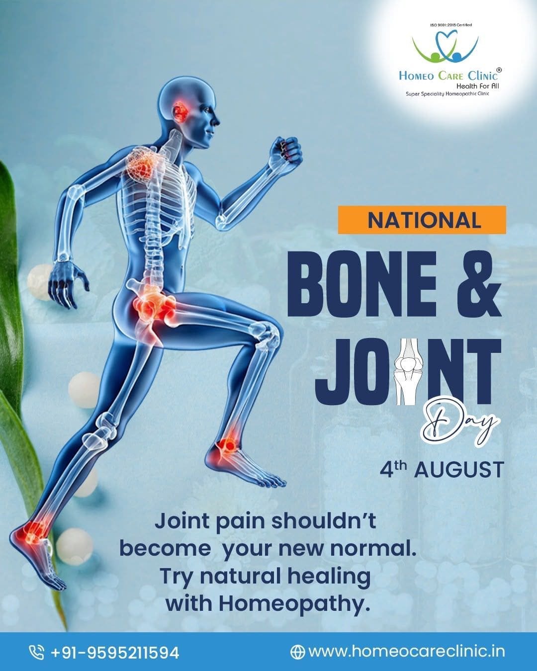 Homeopathic medicines for joint pain and bone health
