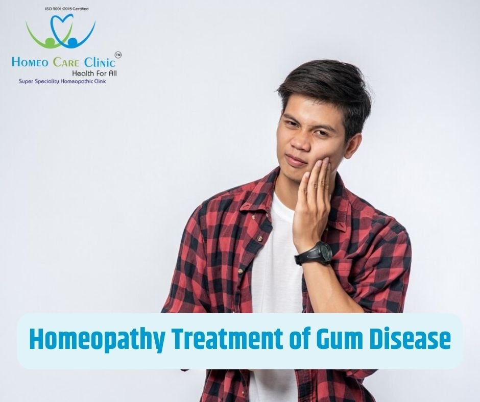 Homeopathic treatment of gum disease