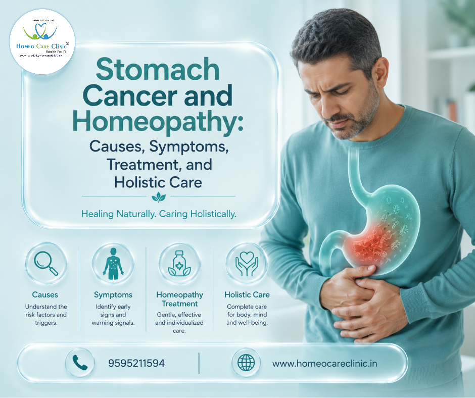 Stomach Cancer and Homeopathy: Causes, Symptoms, Treatment, and Holistic Care