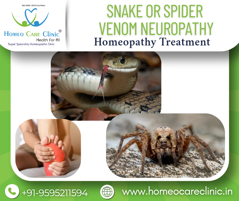 nerve damage after snake or spider bite