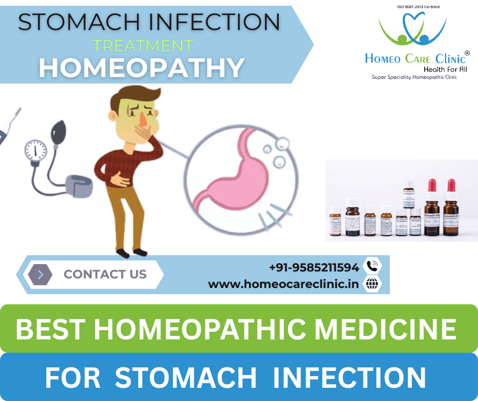 Best homeopathy medicine for stomach infection