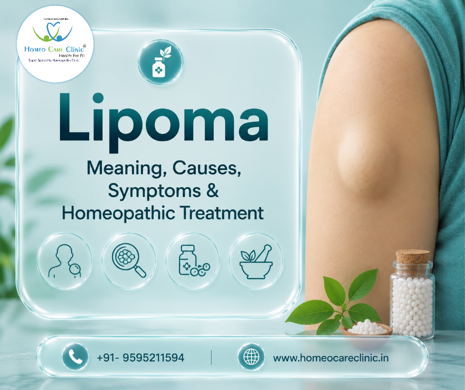 Lipoma Meaning, Causes, Symptoms & Homeopathic Treatment