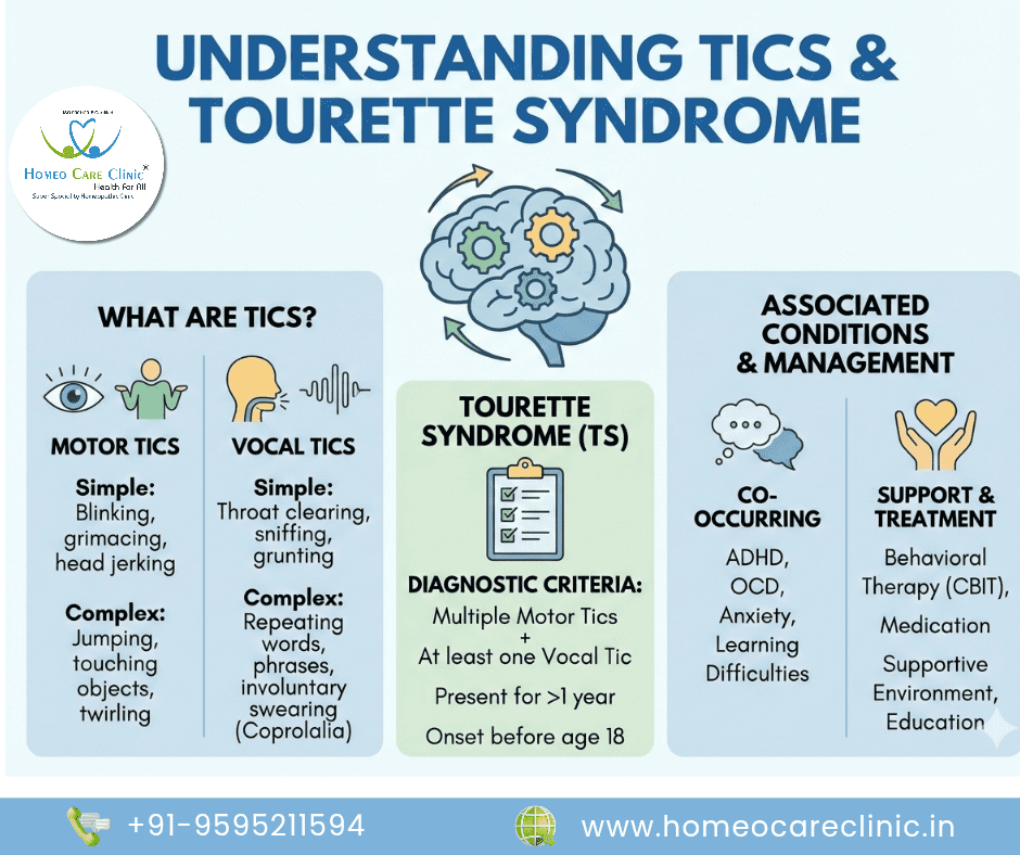 Tics & Tourette Syndrome: Symptoms, Causes & Treatment