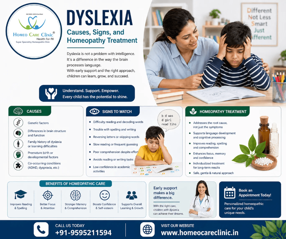 Dyslexia: Causes, Signs, and Homeopathy Treatment