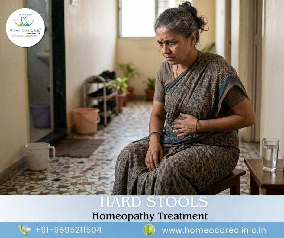 Hard stools: Causes, Symptoms, and Homeopathy Treatment