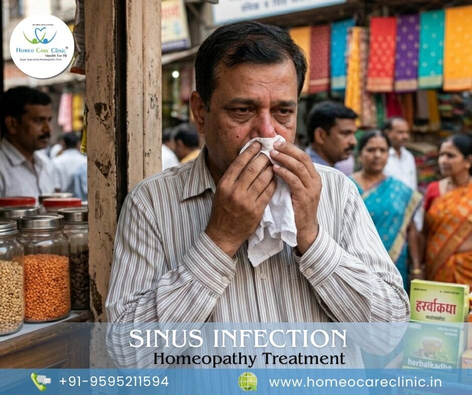 Sinus infection: Causes, Symptoms, and Homeopathy Treatment