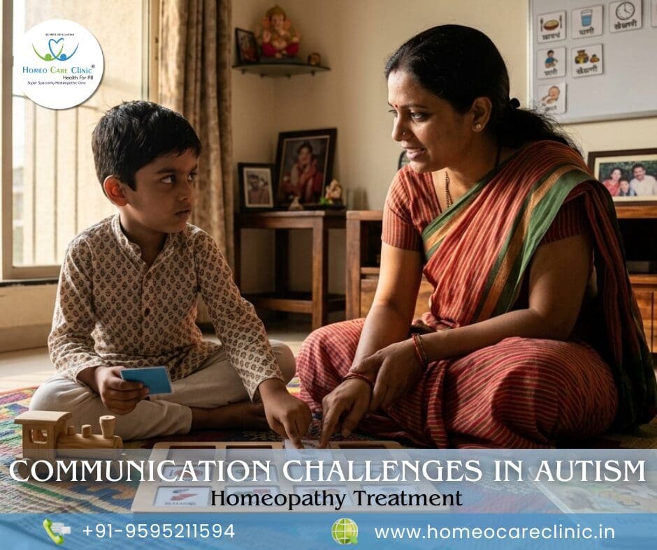 Communication challenges in autism: Symptoms and Homeopathy Treatment
