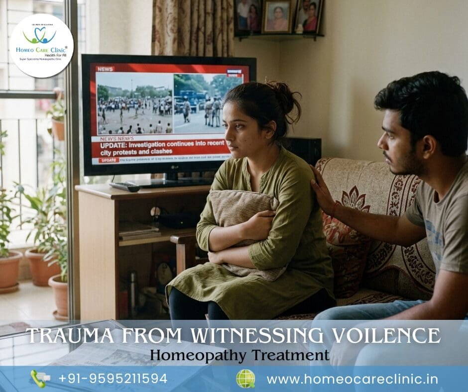 Trauma from Witnessing Violence: Signs & Homeopathy Treatment