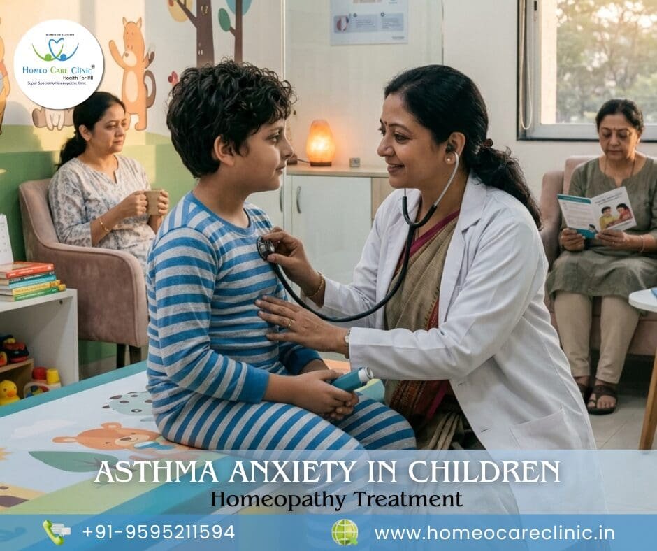 Asthma anxiety in children: Causes, Signs, and Homeopathy Treatment