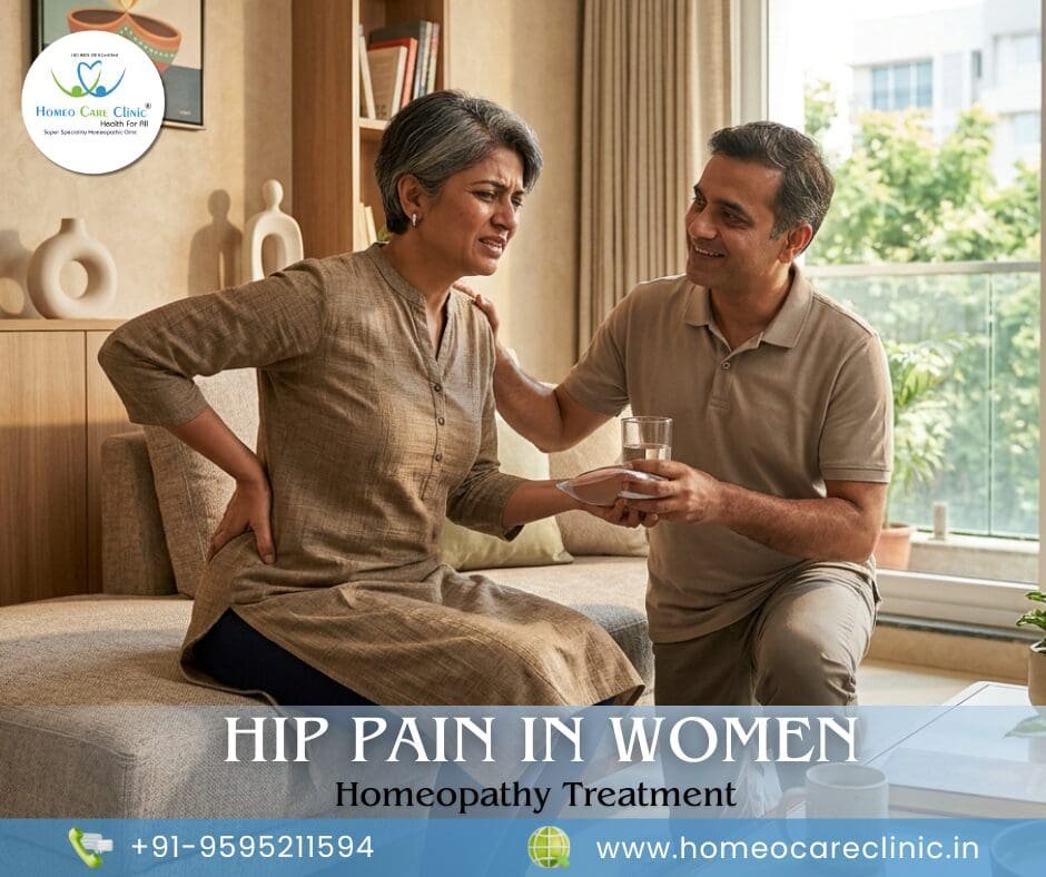 Hip pain in women: Causes, Signs, and Homeopathy Treatment