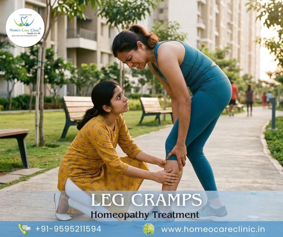 Leg cramps: Causes, Signs, and Homeopathy Treatment