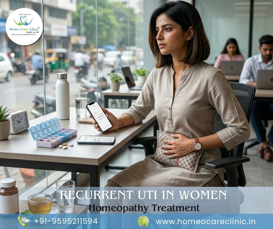 Recurrent UTI in women: Causes, Symptoms, and Homeopathy Treatment