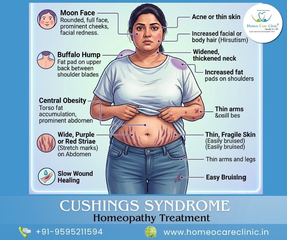 Cushing’s syndrome: Causes, Symptoms, and Homeopathy Treatment | Homeo Care Clinic