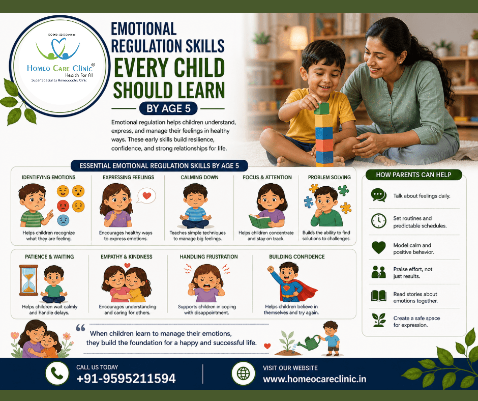 Treatment for Building Emotional regulation skills every child should learn by age 5