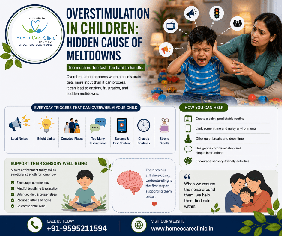 Overstimulation in Children: Hidden Cause of Meltdowns & Homeopathy Treatment
