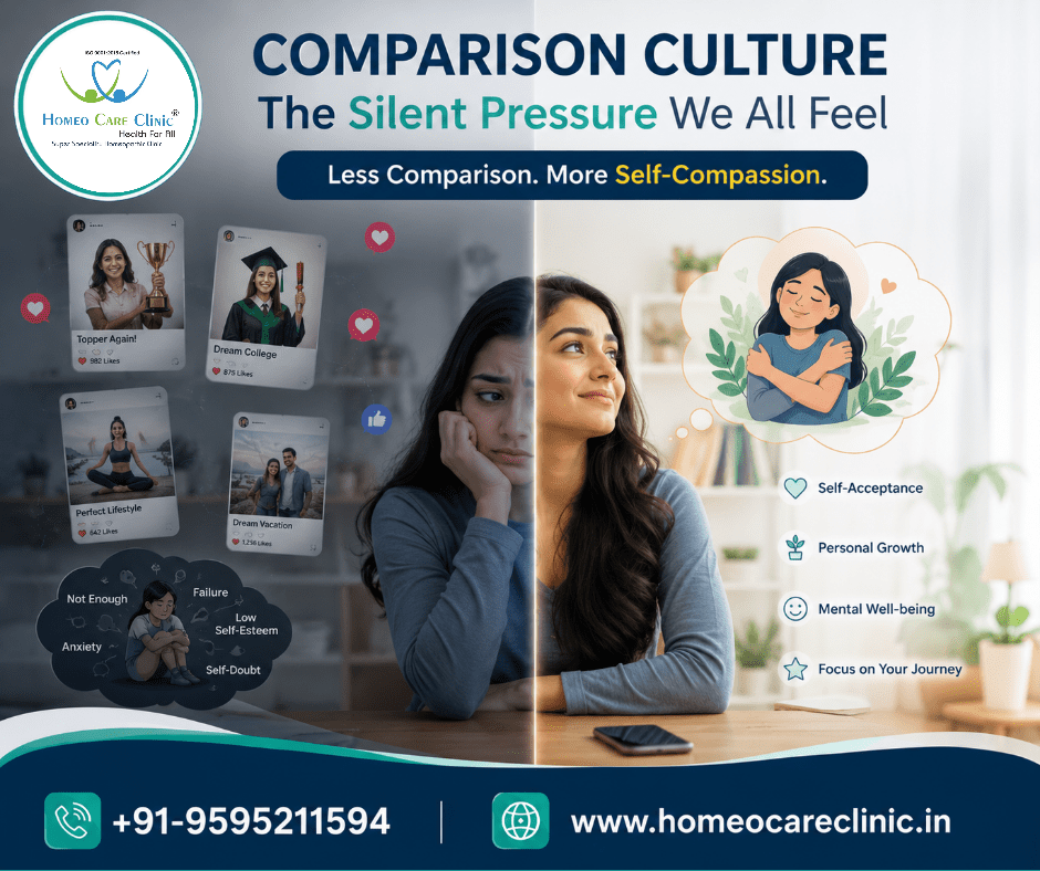Comparison Culture and Its Psychological Effects: Anxiety, Burnout & Homeopathic Treatment