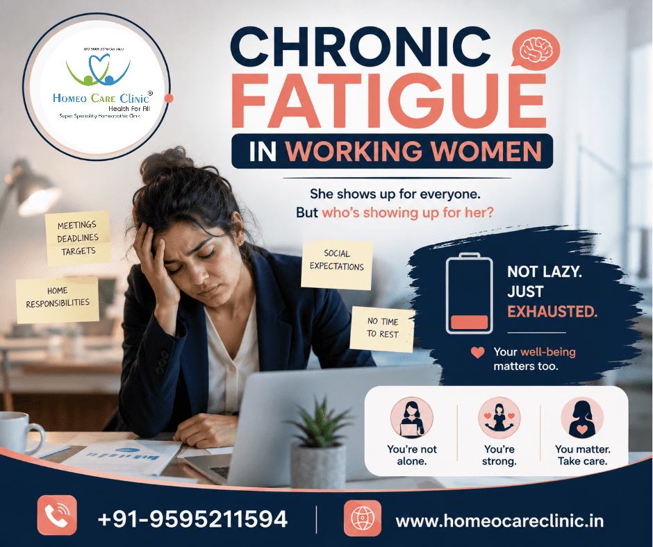 Chronic Fatigue in Working Women: Causes, Symptoms & Natural Treatment
