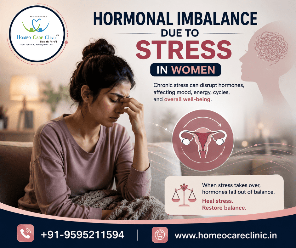 Hormonal Imbalance Due to Stress in Women: Causes, Symptoms & Natural Treatment