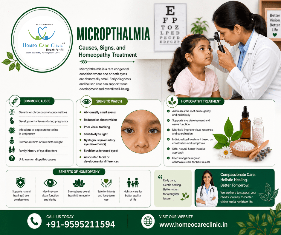 Microphthalmia: Causes, Symptoms & Homeopathy Treatment