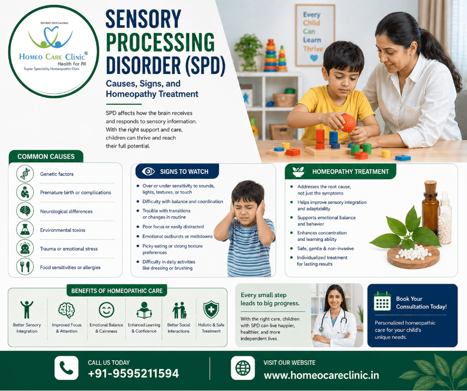 Sensory Processing Disorder: Causes, Signs, and Homeopathy Treatment