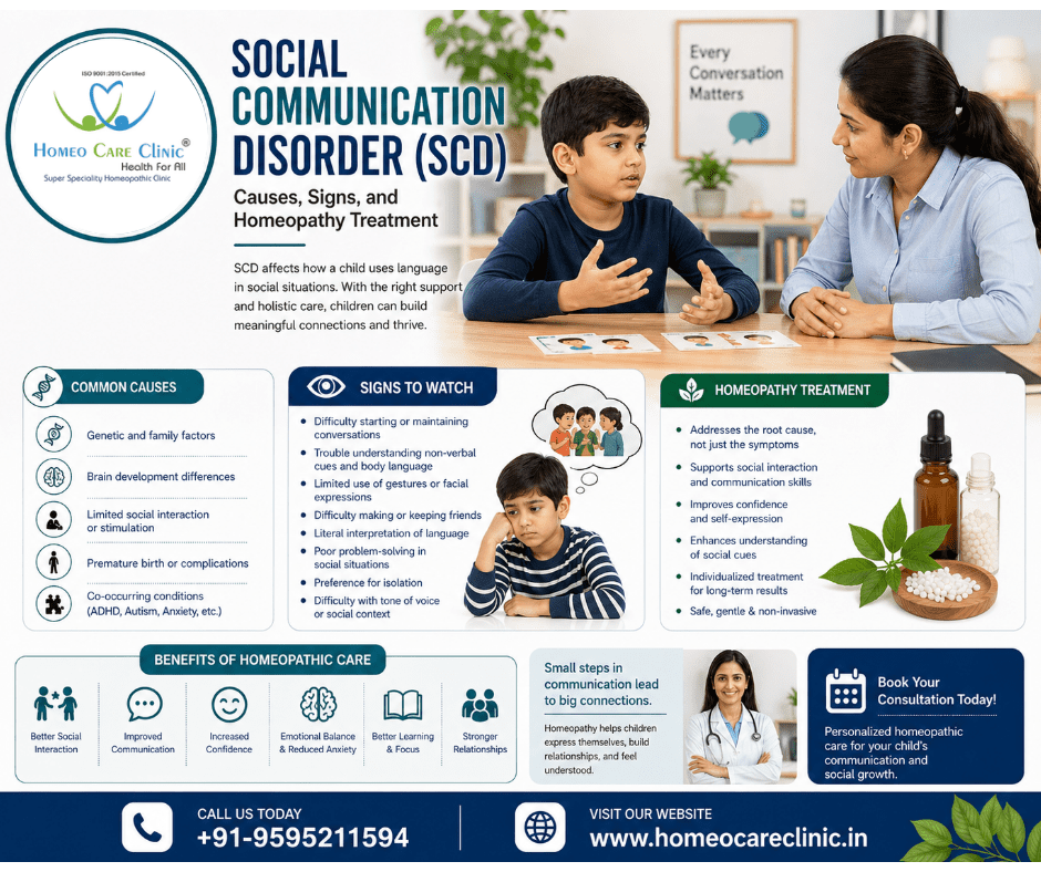 Social Communication Disorder: Causes, Signs, and Homeopathy Treatment