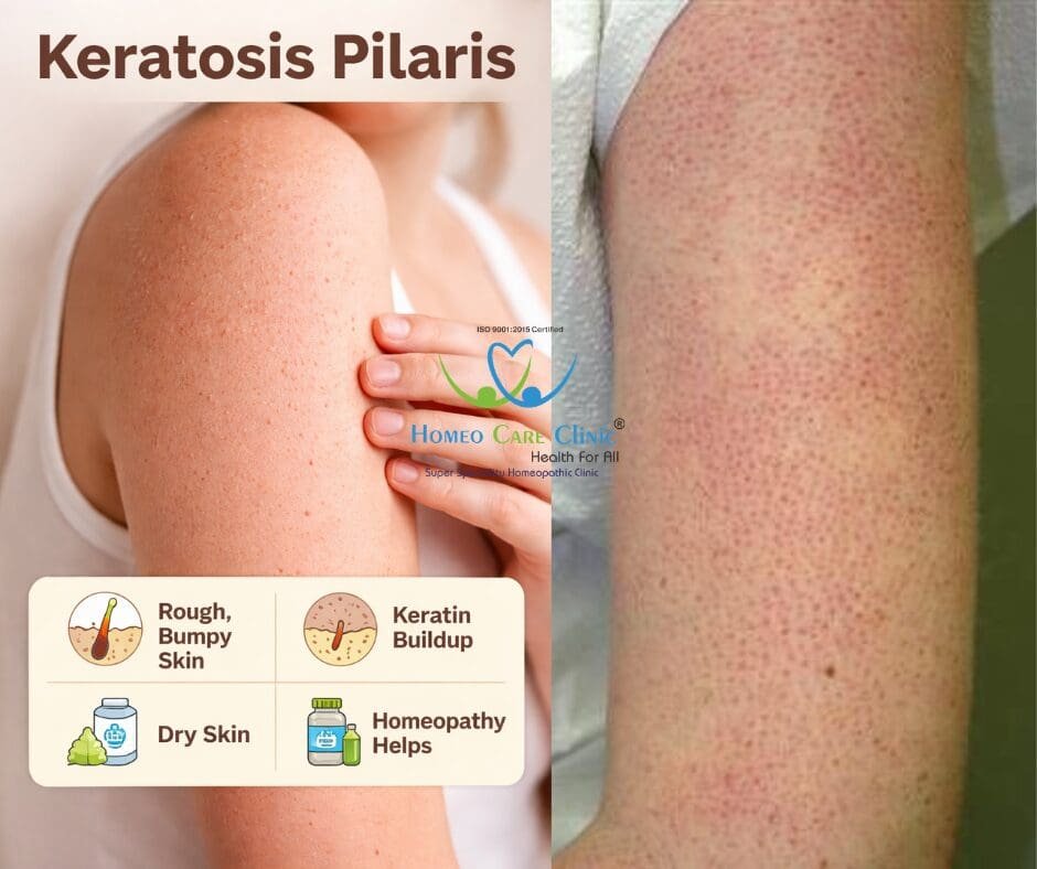 Keratosis Pilaris: Causes, Symptoms, Medical & Homeopathic Treatment