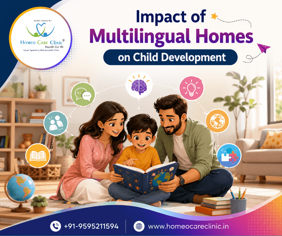 Multilingual Homes and Child Development: Language Acquisition, Delays & Homeopathic Support
