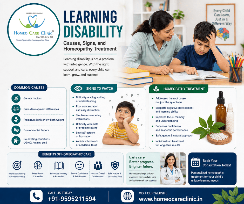 Learning Disability: Causes, Signs, and Homeopathy Treatment