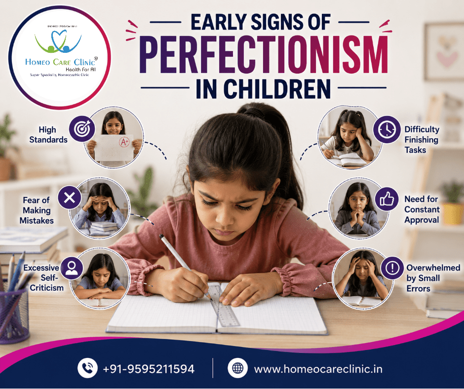 Early Signs of Perfectionism in Children: Symptoms & Homeopathic Support