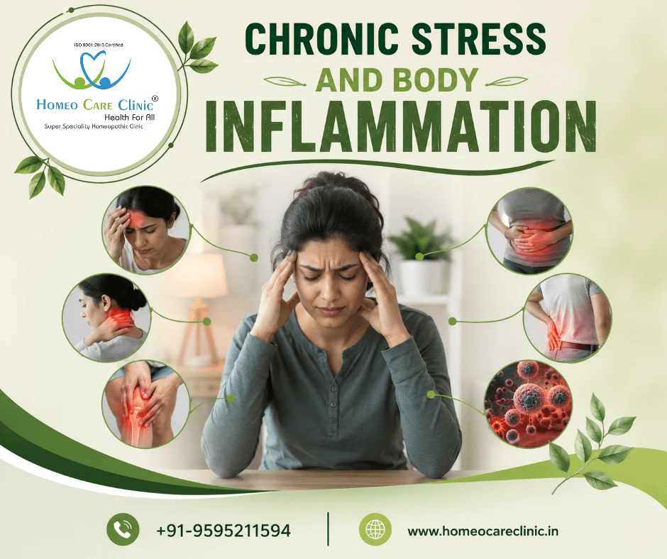 Chronic Stress & Body Inflammation - Causes, Symptoms & Treatment