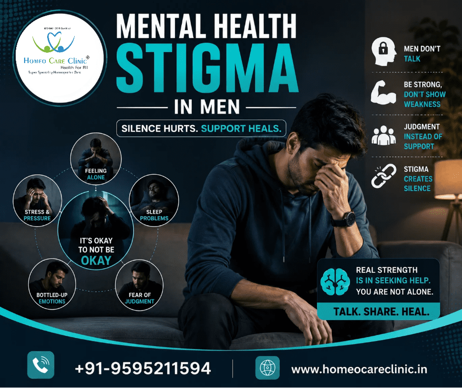 Mental Health Stigma in Men: Symptoms & Treatment