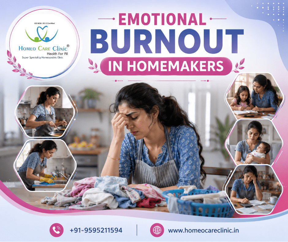 Understanding Emotional Burnout In Homemakers – Causes, Symptoms & Homeopathic Treatment