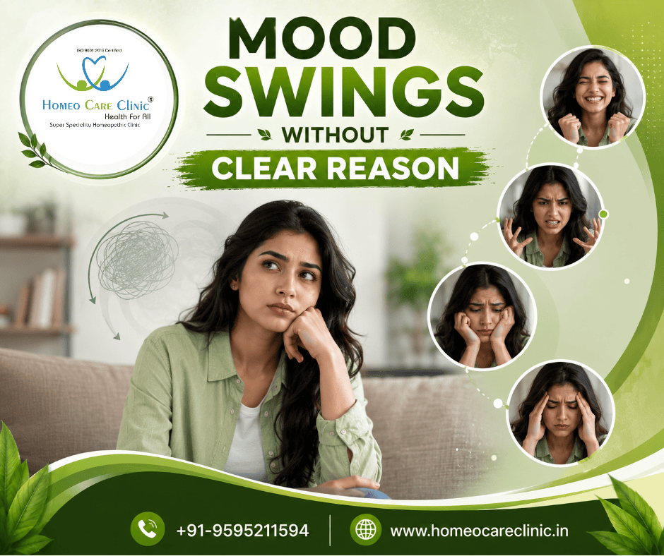 Understanding Mood Swings Without Clear Reason – Causes, Symptoms & Homeopathic Treatment