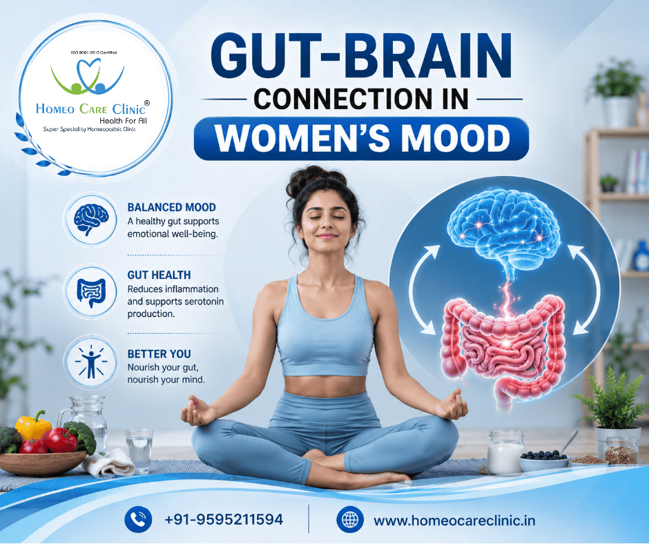 Understanding The Gut-Brain Connection In Women – Causes, Symptoms & Homeopathic Treatment