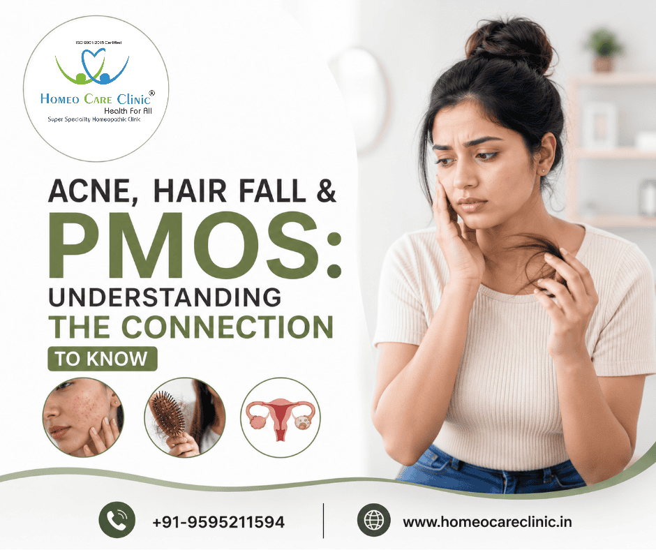 Acne, Hair Fall & PMOS: Causes, Symptoms and Treatment
