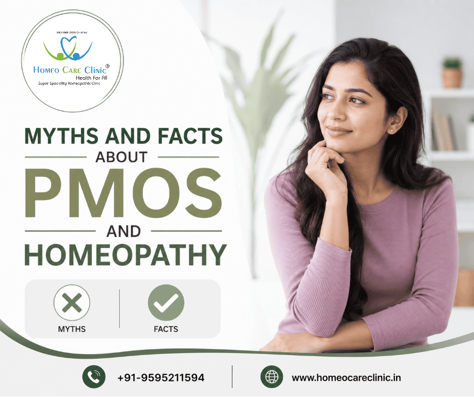 Understanding Myths and Facts About PMOS and Homeopathy – Causes, Symptoms & Homeopathic Treatment