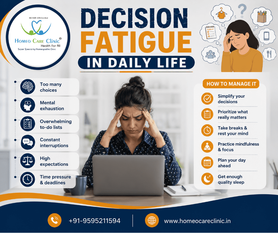 Fatigue in Daily Life: Causes, Symptoms & Homeopathy