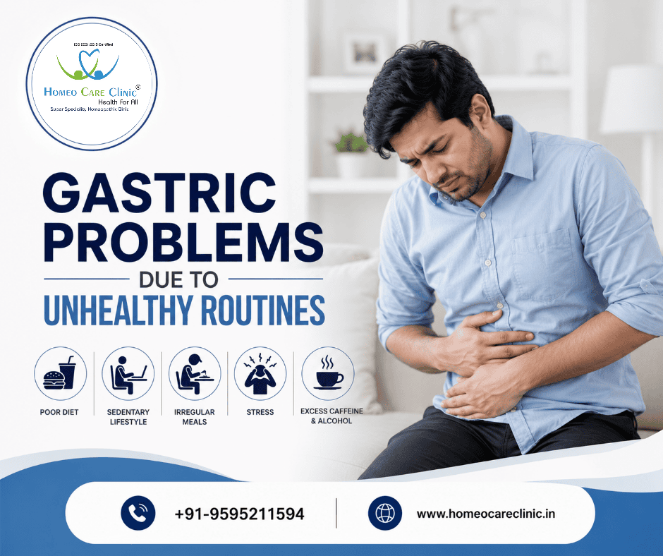 Gastric Problems: Causes, Symptoms & Homeopathy Treatment