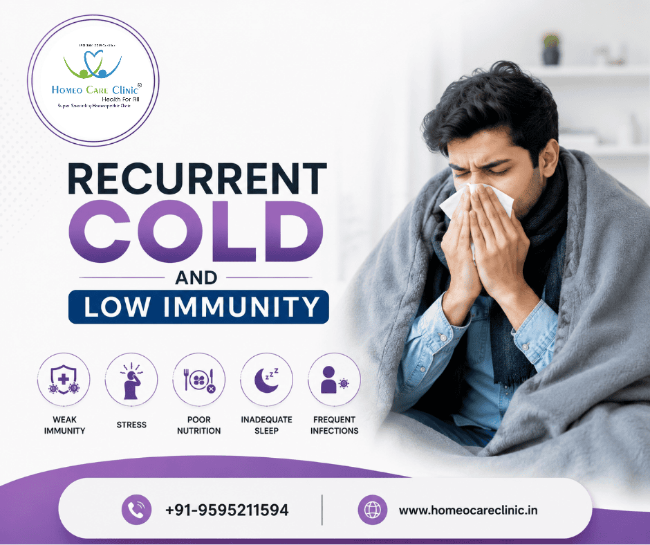 Understanding Recurrent Cold And Low Immunity – Causes, Symptoms & Homeopathic Treatment