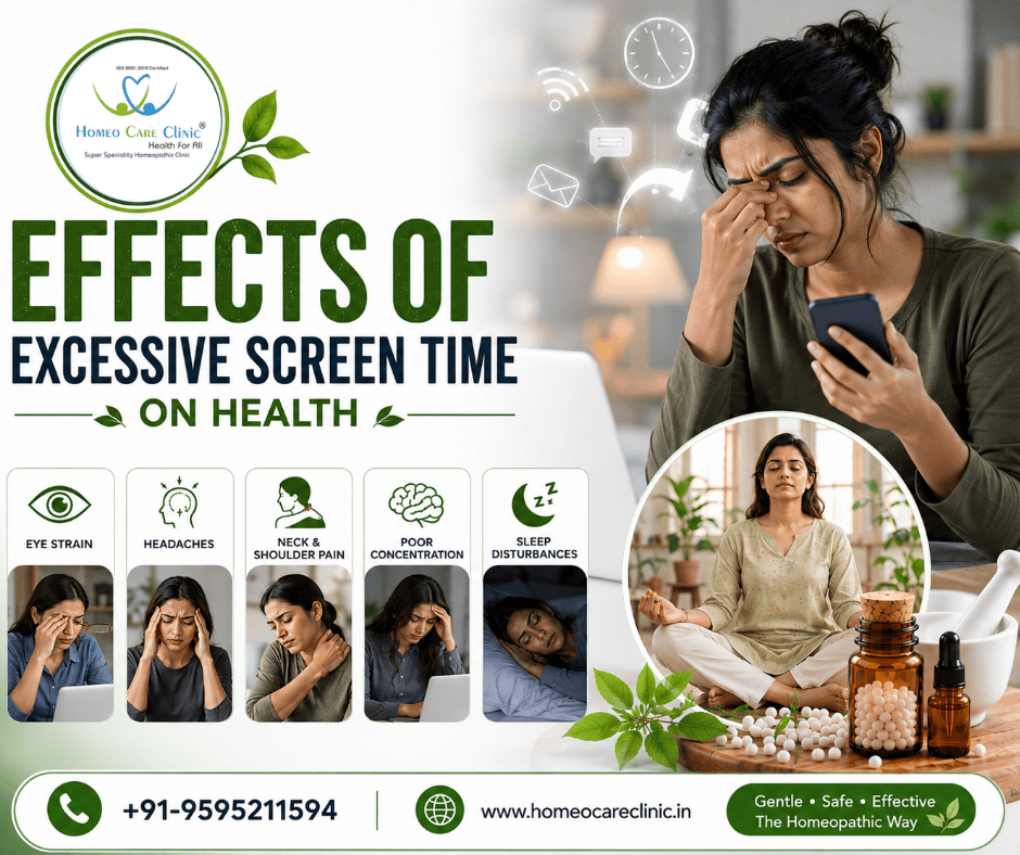 Effects of Screen Time: Symptoms & Homeopathy Treatment