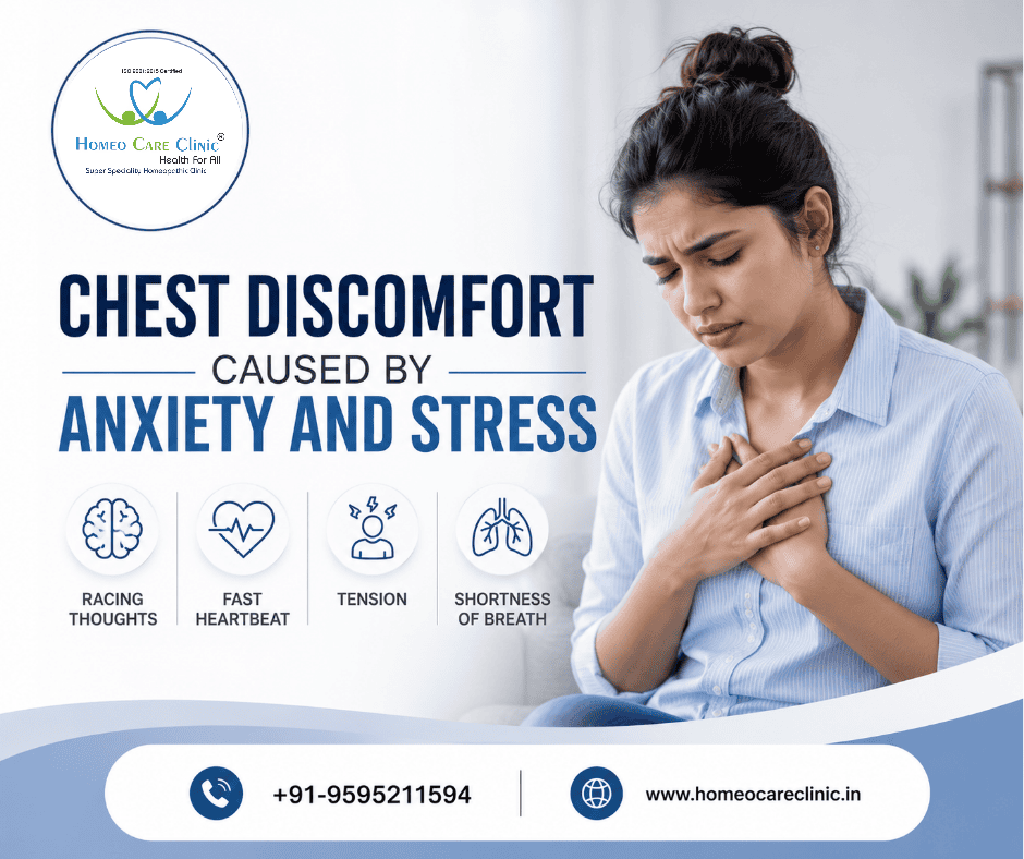 Chest Pain from Anxiety? Causes, Symptoms & Homeopathy