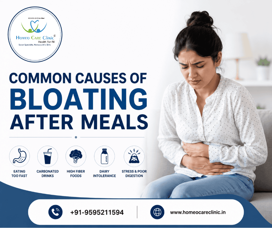 Common Causes of Bloating After Meals - Symptoms and Treatment