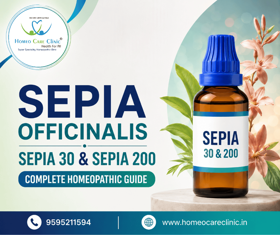 Sepia Officinalis – Uses, Benefits, Sepia 30 & Sepia 200 Uses in Hindi | Complete Homeopathic Guide
