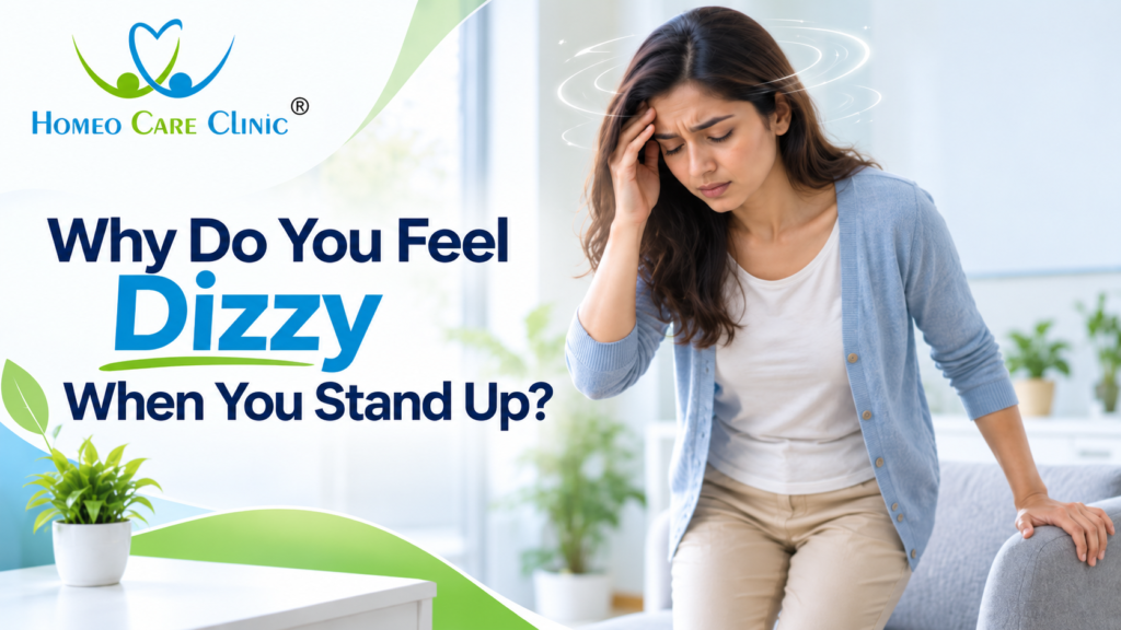 Why Do You Feel Dizzy When You Stand Up? - Homeo Care Clinic